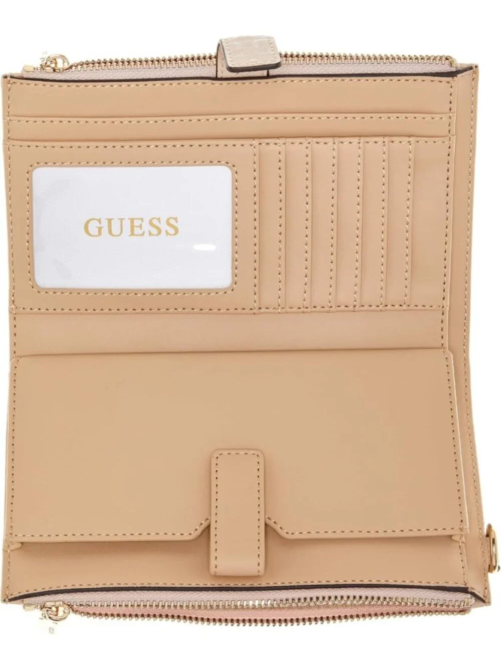 Stylish Double Zip Organizer Wallet - Compact, Functional & Chic Accessory